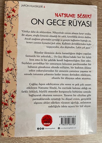  Beden Renk On Gece Rüyası - Natsume Soseki