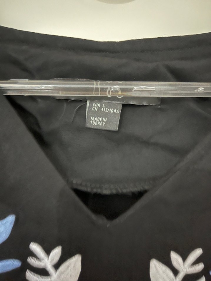 Siyah Uzun Bohem Elbise pamuklu - Görsel 3