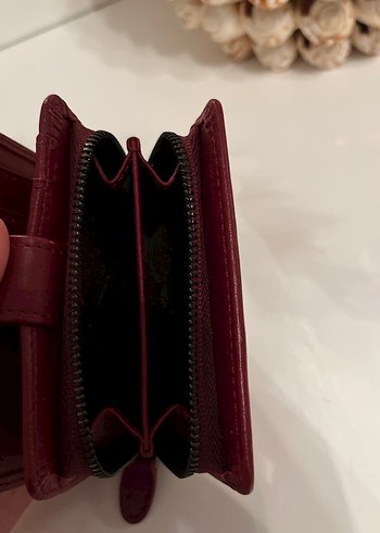 Fransa marka gerçek  Deri Kadın Cüzdanı - Görsel 4