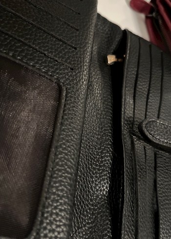 Kriste bell marka gerçek deri siyah renk cüzdan - Görsel 5