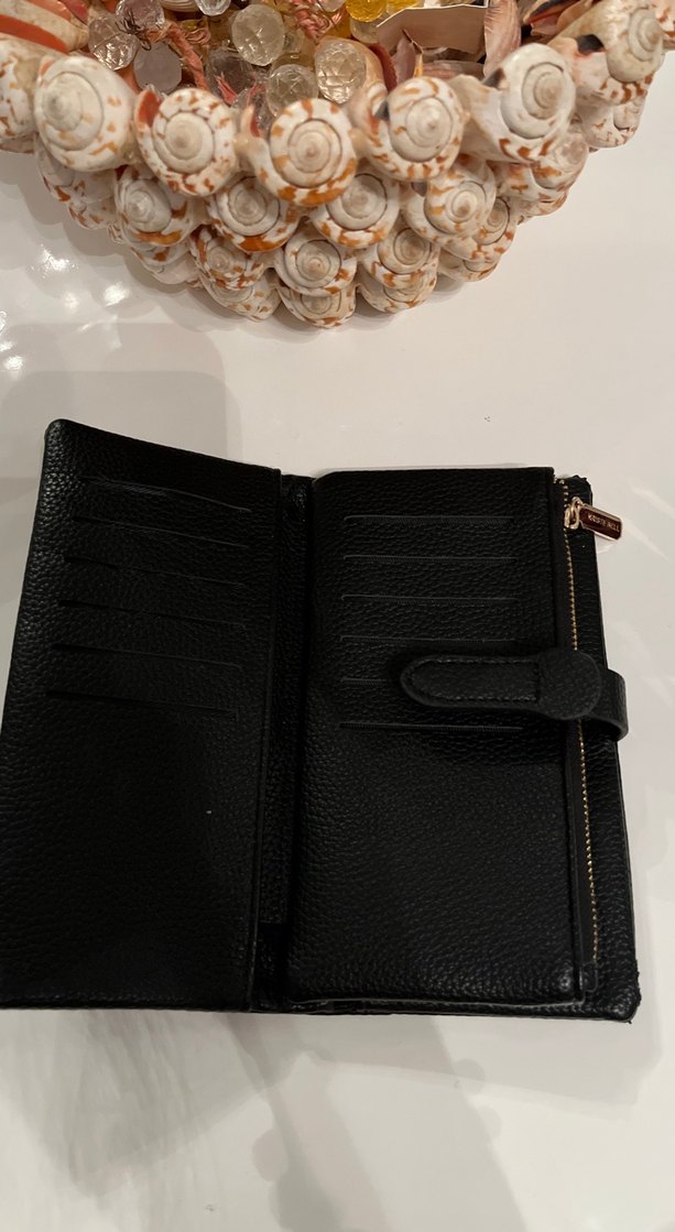 Kriste bell marka gerçek deri siyah renk cüzdan - Görsel 3