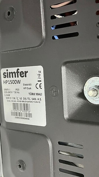  Beden Renk Simfer tekli elektrikli ocak