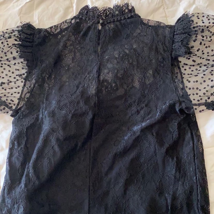 Gotik vintage bluz y2k - Görsel 4