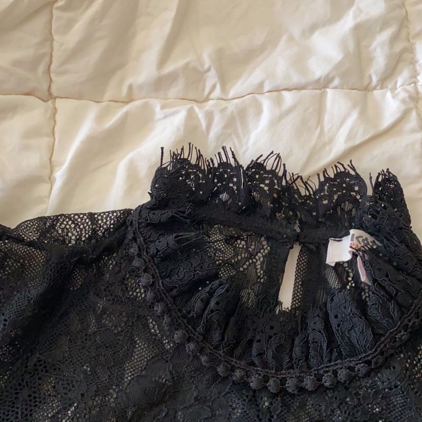 Gotik vintage bluz y2k - Görsel 2