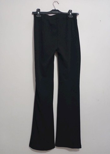 Paçası yırtmaçlı pantolon - Görsel 5