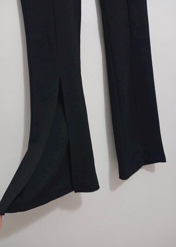 Paçası yırtmaçlı pantolon - Görsel 2