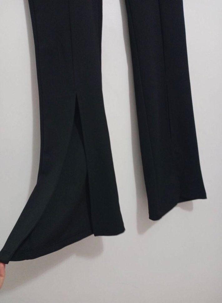 Paçası yırtmaçlı pantolon - Görsel 2