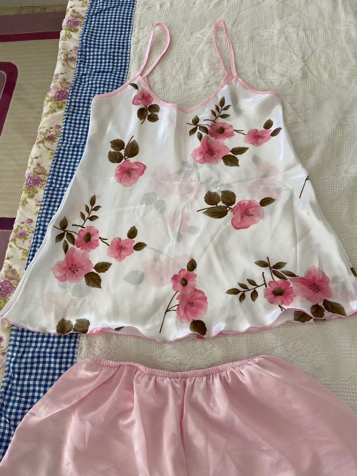 SATEN PİJAMA TAKIMI - Görsel 2