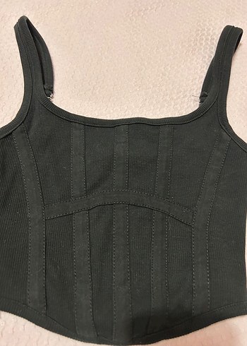 s Beden siyah Renk Fermuarlı Siyah Strappy Büstiyer