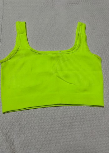 Neon Yeşil Spor Büstiyer