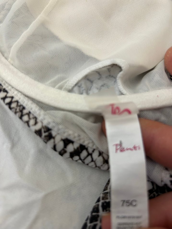 Gri Yılan Desenli Bikini Takımı - Görsel 3