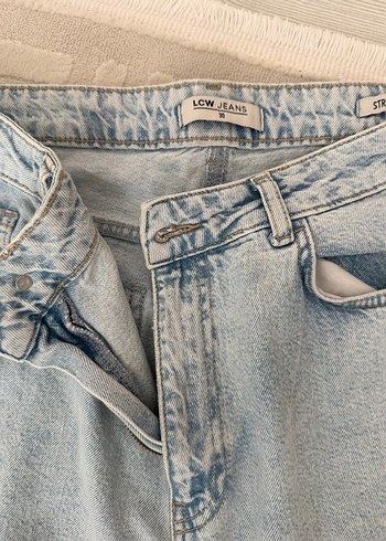 Gevşek Kesim Midi Denim Kadın Jean - Görsel 3