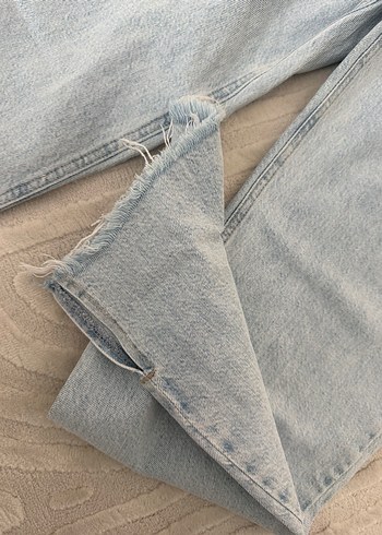 Gevşek Kesim Midi Denim Kadın Jean - Görsel 2