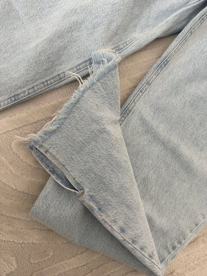 Gevşek Kesim Midi Denim Kadın Jean - Görsel 2