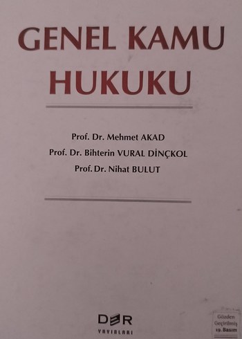 Genel Kamu Hukuku Kitabı