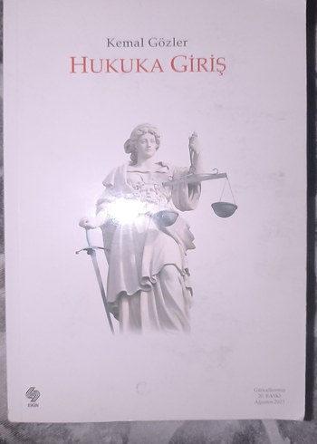 Kemal Gözler - Hukuka Giriş Kitabı