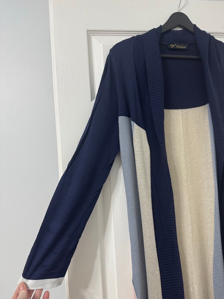 Kadın Uzun Kollu Salaş Hırka - Görsel 2