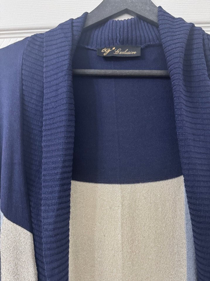 Kadın Uzun Kollu Salaş Hırka - Görsel 3