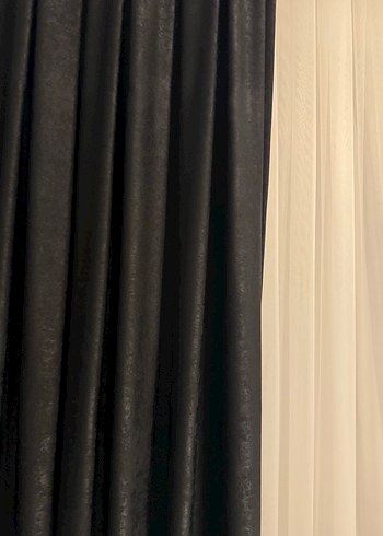 Modern Klasik Siyah Perde - Görsel 3