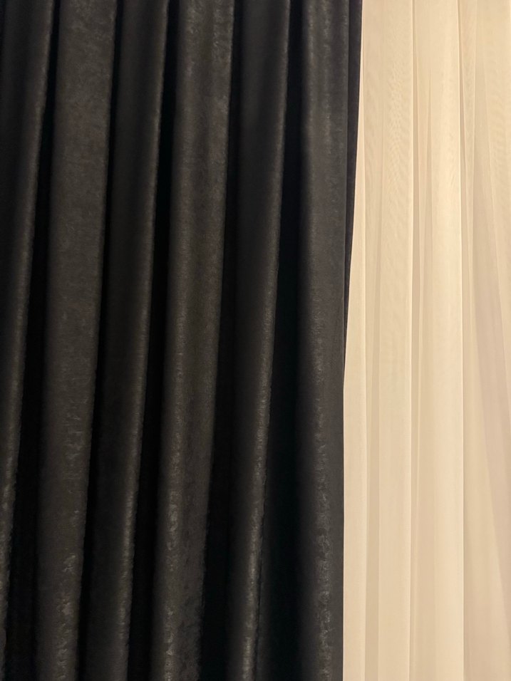 Modern Klasik Siyah Perde - Görsel 3