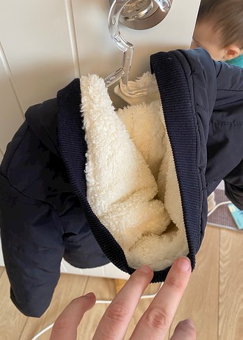 İçi Peluş Bebek Montu - Görsel 6