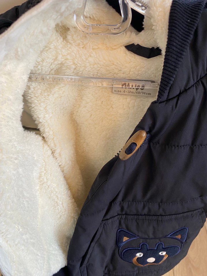 İçi Peluş Bebek Montu - Görsel 4