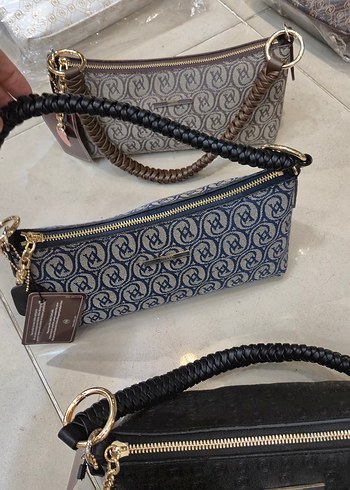 Beden kahverengi Renk Zincir Detaylı Deri Kadın Çanta