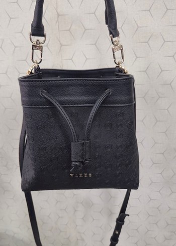 Siyah Deri Kadın Çanta, Tokalı, Minimalist - Görsel 5