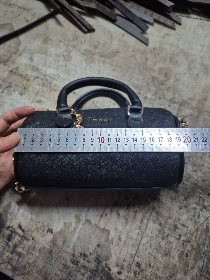 Vakko Siyah Yılan Desenli Deri Kadın Çanta - Görsel 2