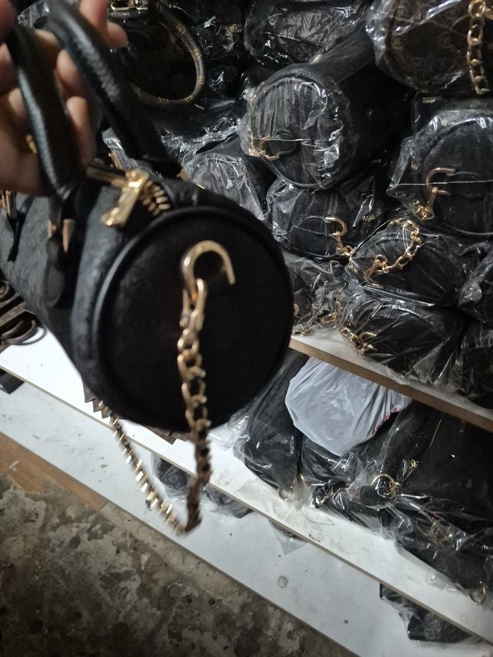 Vakko Siyah Yılan Desenli Deri Kadın Çanta - Görsel 3