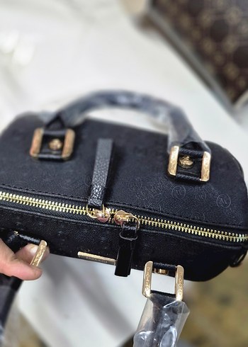 Siyah Deri Kadın Çanta - Görsel 3