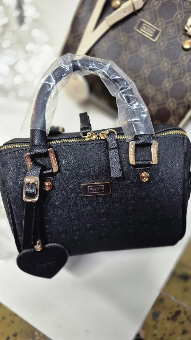 Siyah Deri Kadın Çanta - Görsel 2