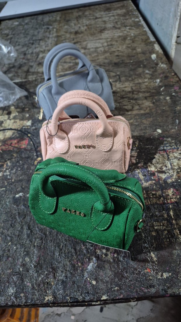 Pembe Deri Kadın El Çantası - Görsel 2