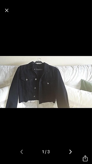 Crop ceket