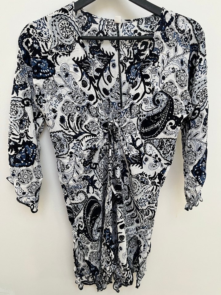 Bikini üstüne kimona pareo - Görsel 2