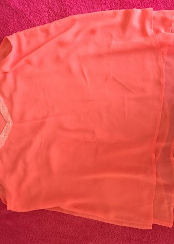 Pembe V Yaka Kolsuz Bohem Bluz