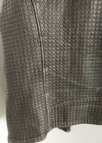 Dericlub Koyu Kahverengi Hakiki Deri Ceket | Kullanılmış - Görsel 7