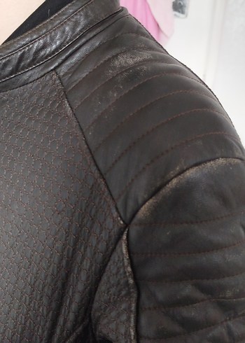 Dericlub Koyu Kahverengi Hakiki Deri Ceket | Kullanılmış - Görsel 4