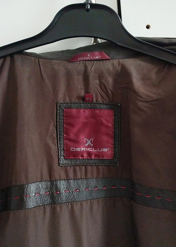 Dericlub Koyu Kahverengi Hakiki Deri Ceket | Kullanılmış - Görsel 9