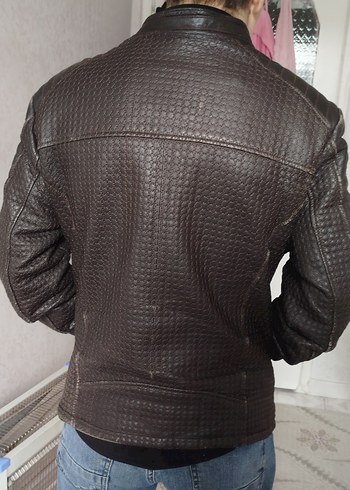 Dericlub Koyu Kahverengi Hakiki Deri Ceket | Kullanılmış - Görsel 3