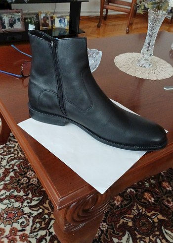 Klasik Siyah Tokalı Erkek Bot 47 numara - Görsel 2