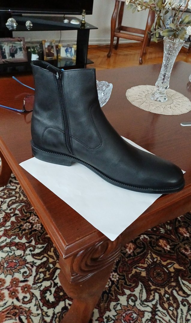 Klasik Siyah Tokalı Erkek Bot 47 numara - Görsel 2