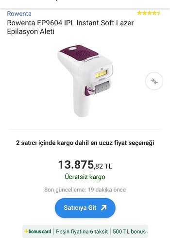 Rowenta EP9604 IPL Lazer Epilasyon Aleti