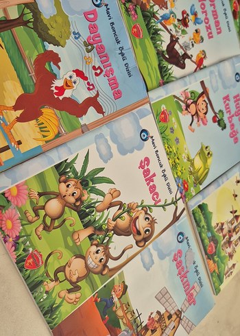 Beden Renk Mavi Boncuk Çocuk Kitapları Seti