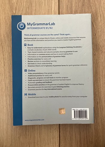 MyGrammarLab Intermediate B1/B2 İngilizce Dilbilgisi Kitabı