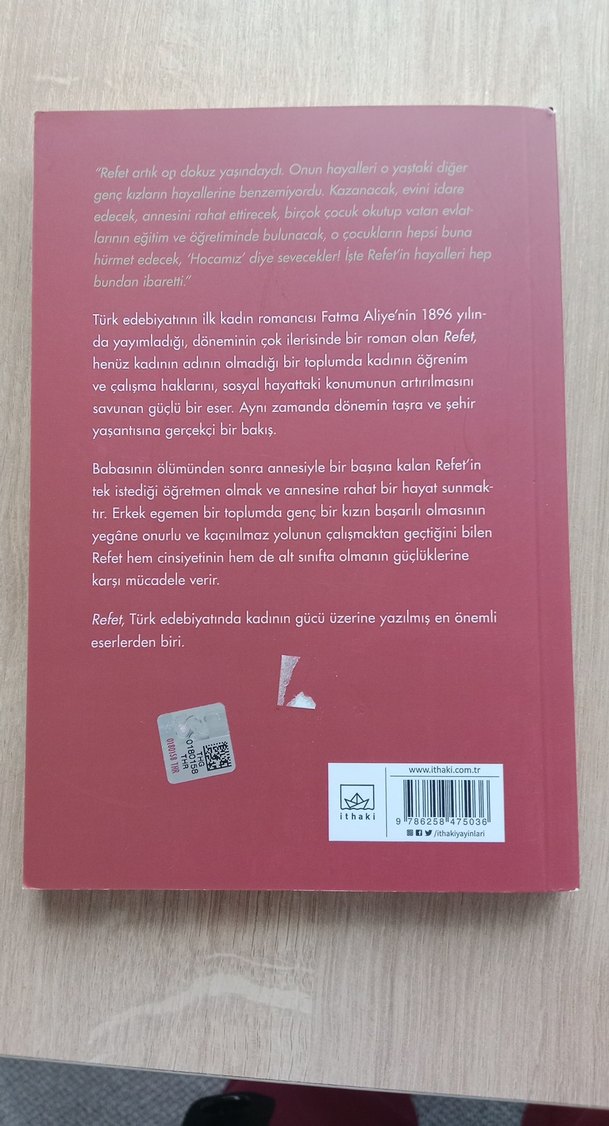 Refet - Fatma Aliye Romanı - Görsel 3