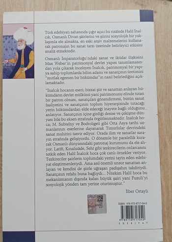 Şair ve Patron - Halil İnalcık - Görsel 3