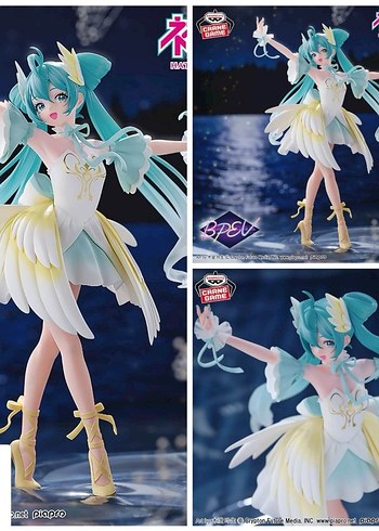  Hatsune Miku kuğu gölü Figürü