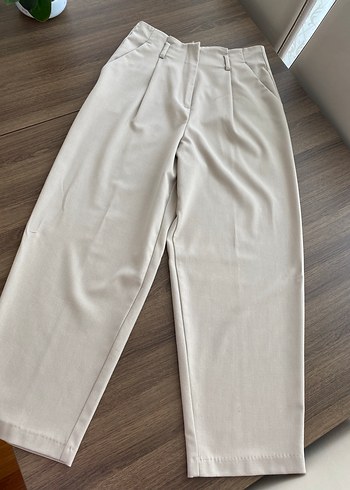 Bej Havuç Model Kadın Pantolon