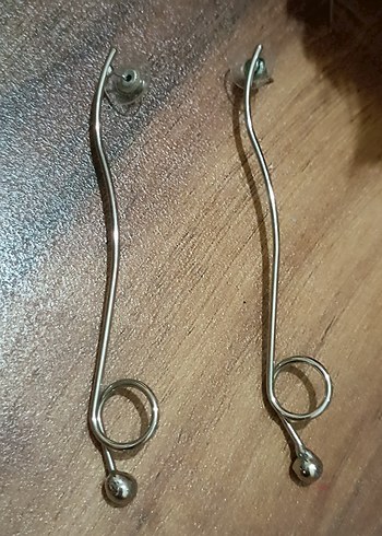 Accessorize Zincir Detaylı Uzun Minimalist Kadın Küpeleri